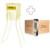 Code Black 25x 4 Ball Tube Plus Basket -Tennis Equipment Store 0005400000 000