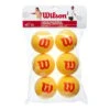 Wilson Starter Foam Balls (Stage 3) 6 Pack 1 Wilson Starter Foam Balls (Stage 3) 6 Pack -Tennis Equipment Store 0151200000 000