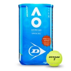 Dunlop Australian Open 2x 4 Ball Tube -Tennis Equipment Store 0161700000 0 1