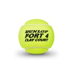 Dunlop Fort Clay Court 4 Ball Tube -Tennis Equipment Store 0162300000 10