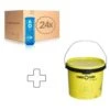 Dunlop Australian Open 24x 3 Ball Tube Plus Ball Bucket -Tennis Equipment Store 0170100000 000