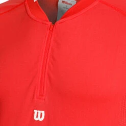 Wilson Players Seamless Zip Henley 2.0 T-Shirt Men -Tennis Equipment Store 05367000 10