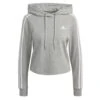 ADIDAS 3-Stripes FT Crop Hoody Women 2 ADIDAS 3-Stripes FT Crop Hoody Women -Tennis Equipment Store 15525000 000