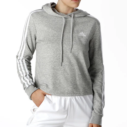 ADIDAS 3-Stripes FT Crop Hoody Women 4 ADIDAS 3-Stripes FT Crop Hoody Women - Image 2