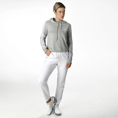ADIDAS 3-Stripes FT Crop Hoody Women 5 ADIDAS 3-Stripes FT Crop Hoody Women - Image 3