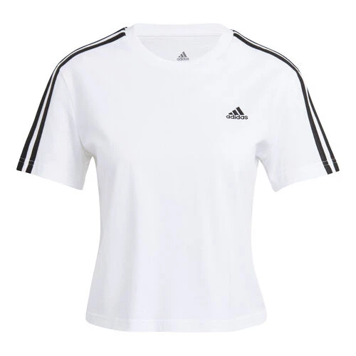 ADIDAS 3 Stripes Crop T-Shirt Women 3 ADIDAS 3 Stripes Crop T-Shirt Women