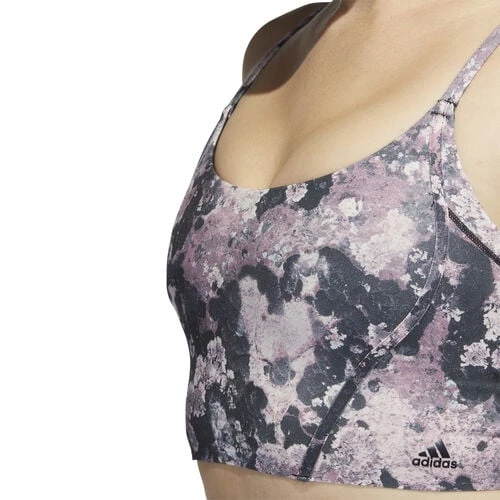 ADIDAS Yoga Light-Support Long Line All Over Print Sports Bras Women 8 ADIDAS Yoga Light-Support Long Line All Over Print Sports Bras Women - Image 6