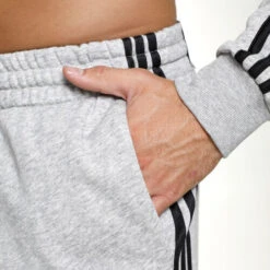 ADIDAS 3 Stripes French Terry Cotton-Touch Training Pants Men -Tennis Equipment Store 17431000 16