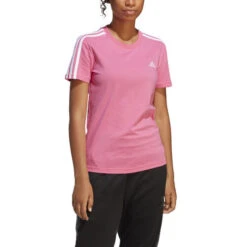 ADIDAS Essentials Slim 3-Stripes T-Shirt Women -Tennis Equipment Store 17756000 13