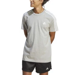 ADIDAS Essentials Single Jersey 3-Stripes T-Shirt Men -Tennis Equipment Store 17893000 13