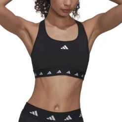 ADIDAS Power Medium-Support Tech-Fit Sports Bras Women -Tennis Equipment Store 18505000 17