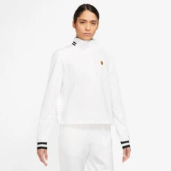 Nike Dri-Fit Court Heritage 1/4 Zip Sweatshirt Women -Tennis Equipment Store 57383000 13